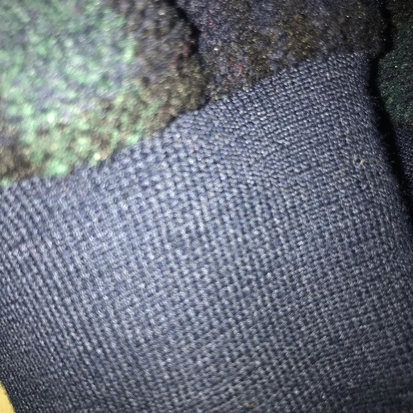 NWOT. Tommy Hilfiger Men’s Golf Jacket. 1/2 Zip. Navy/Green Plaid that is muted - Picture 5 of 9